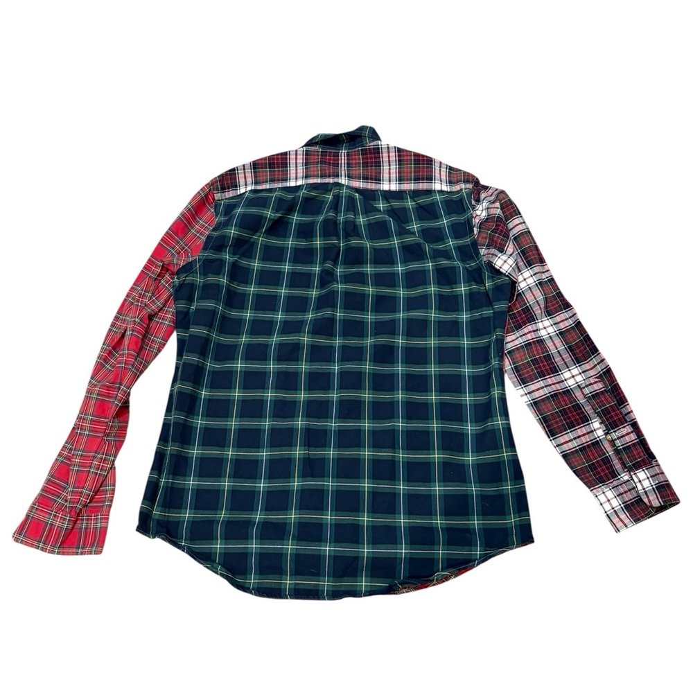 Ralph Lauren Men's Tartan Multicolor Patchwork Plaid Button down Shirt - Picture 3 of 6